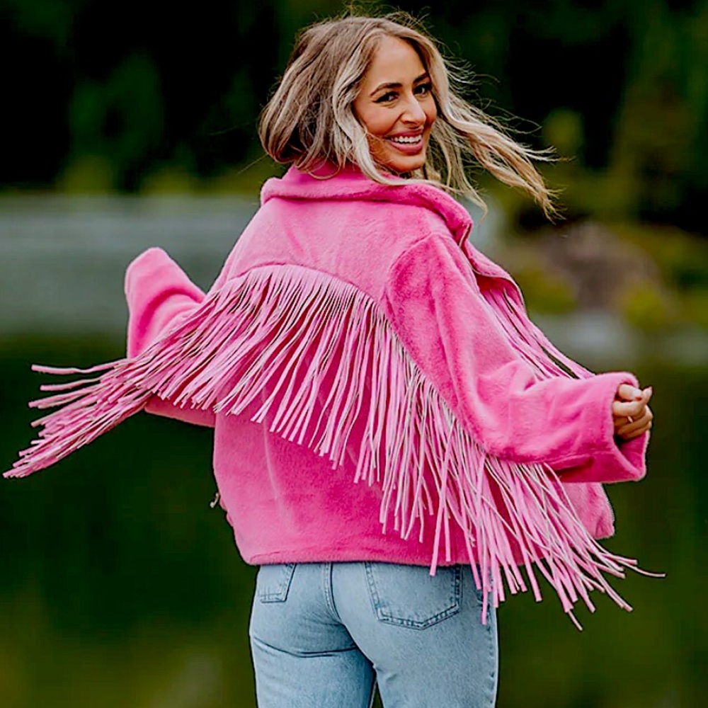 Buddy Love Fringe Jacket! NWT